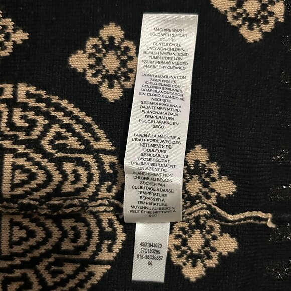 Chico's Petunia Placed-Pattern Cardigan Size 12/Large (Chico's 2) - Picture 12 of 16